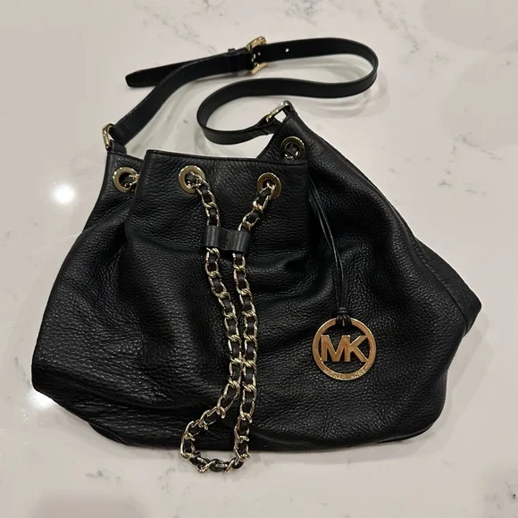Vintage michael kors real leather bucket bag - Picture 2 of 6